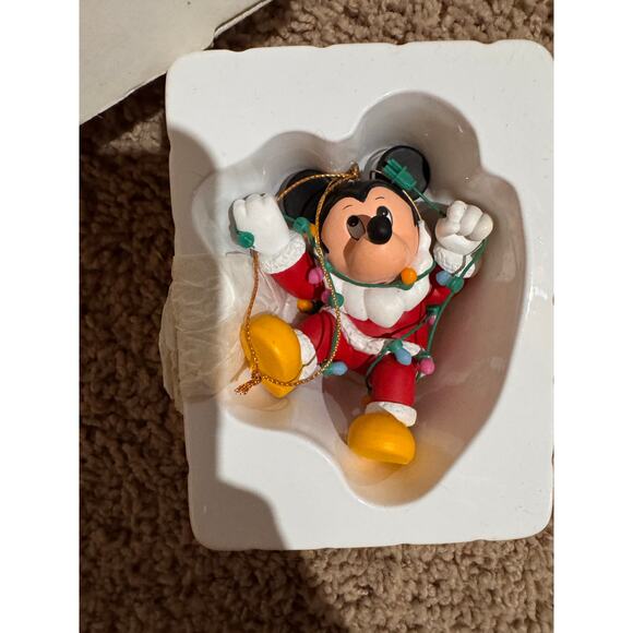 Vintage Disney Grolier DCO Mickey Holiday 001905 Ornament w/Box - Picture 2 of 2